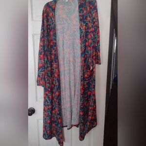 LuLaRoe Floral Kimono Cardigan